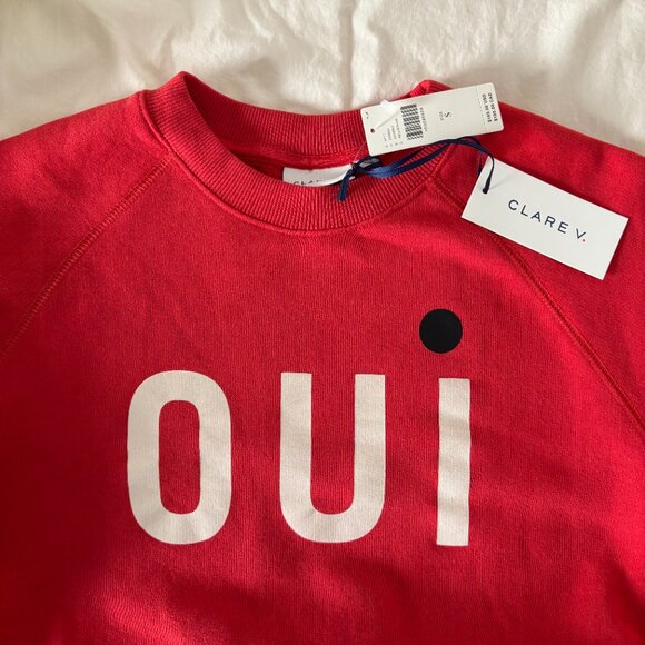 NWT Clare V Oui Sweatshirt - Picture 6 of 6